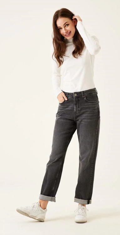 rechte broek jeans korte benen