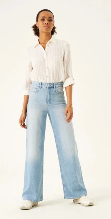 jeanstrends zomer wide leg jeans